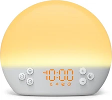 Sunrise Alarm Clock for Heavy Sleepers Adults,White Noise Sound Machine 30... 