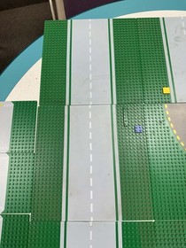 Lot Of 12 Lego City Base Plate 44342 30225 Green Road