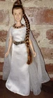 Vintage 1999 Hasbro Star Wars Princess Leia 12" Doll Ceremonial Gown