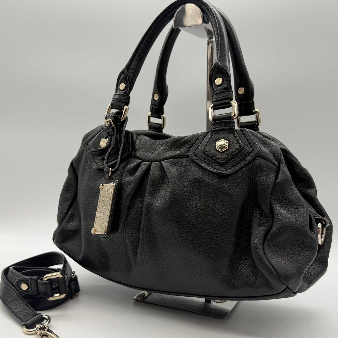 MARC BY MARC JACOBS Handbag Shoulder Bag Black Authentic From Japan