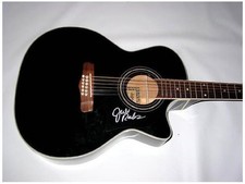 JULIE ROBERTS Autographed 12-String Acoustic Electric Guitar PSA/DNA