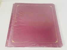 Creative Memories 12 x 12 Mauve Mulberry Gold Trim Album