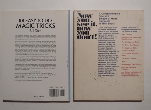 2 libros de magia Bill Tarr ahora lo ves ahora no lo haces y 101 trucos de magia fáciles - Imagen 2 de 9