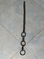 Antica Catena Rurale Con Anelli In Ferro Battuto L. Cm. 60