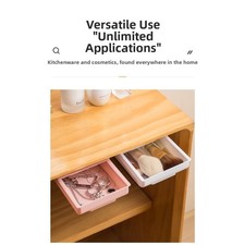 Minimal Footprint Under Desk Drawer for Organizing Items Within Easy Reach