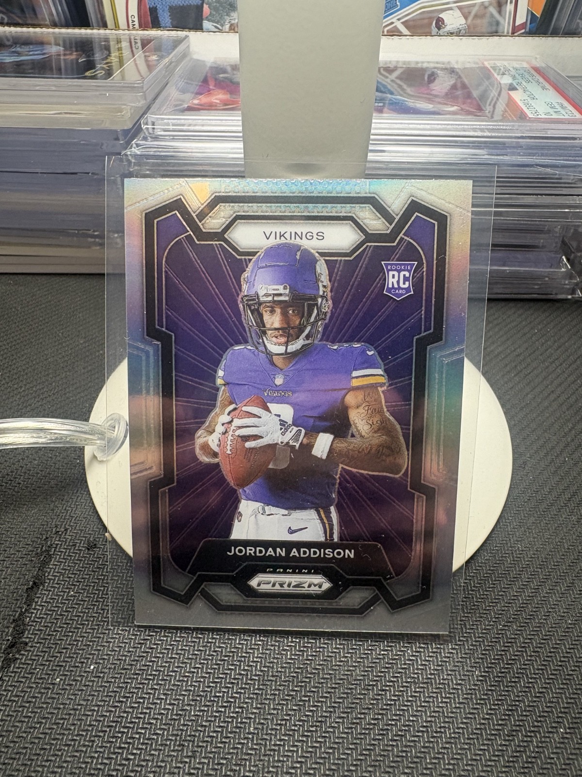 2023 Panini Prizm - Rookie Variation Jordan Addison #308 Silver Prizm (RC)