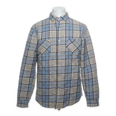 Elvine, Flanellhemd, Größe: L, Blau/Beige/Weiß, Glencheck, Flanell, Herren #HeA