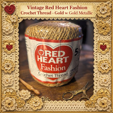   Vintage Gold Cord Spool   Red Label Eleganc...