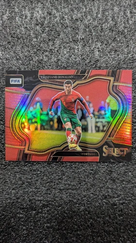 Cristiano Ronaldo 2022-23 Select FIFA Field Level Red Prizm COLORMATCH SSP 🐐