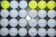 2 DOZEN 2023 - 2024 TITLEIST PRO V1  PRO V1x used Golf Balls AAAAA Free Tees