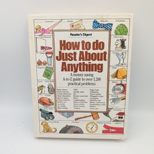 Reader's Digest How To Do Just About Anything Hardcover Book 1986 Vintage Guide