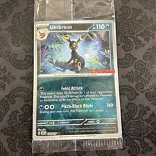 Pokemon TCG Obsidian Flames Umbreon 130/197 GameStop Stamped Promo Sealed