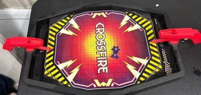 1988 Crossfire Board Game Milton Bradley with Targets/Pellets Tested!
