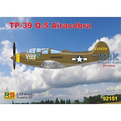 RS Models RSM92151 Bell TP-39 Q-5 Airacobra Trainer