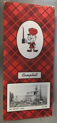 Campbell Scale Models 386 HO Yard Quick's Coal Building Kit