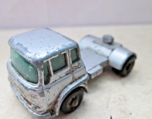 Matchbox Lesney Bedford Tractor Unit Truck Cab Major Pack No 2 Silver Grey 1962