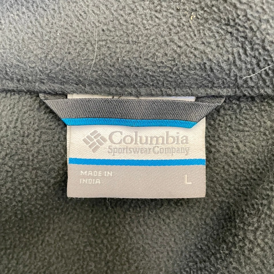 Columbia Mens Softshell Jacket Full Zip Sage Green Outdoor Lightweight Coat L - Image 3 of 4