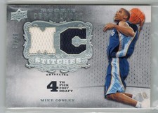 2007-08 UD Chronology Stitches Mike Conley Rookie Jersey Card /50 Grizzlies. rookie card picture