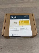 Style Selections Satin Nickel Round Cabinet Knobs 1-3/16 in 10-Pack