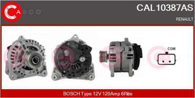 CAL10387AS CASCO Generator für RENAULT