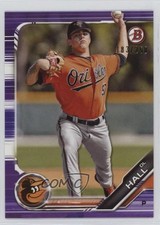 2019 Bowman Draft Purple 183/250 DL Hall #BD-33 0q1p