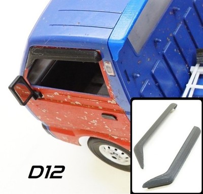 Hochwertiger Fenster Regenschutz für WPL D12 RC Mini Truck Suzuki Carry Maßstab 1:10