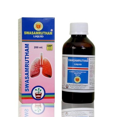 Swasamrutham Syrup 200ml Respiratory Wellness Support / Clear Chest Congestion