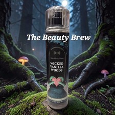 New Bath  Body Works Wicked Vanilla Woods OOPS Body Mist, Body Spray 8 Oz