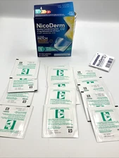NicoDerm CQ Stop Smoking Step 1 Patches 2 Week Kit Exp 07/2026