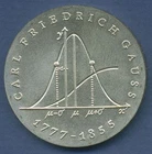 DDR 20 Mark 1977 Carl Friedrich Gauss, J 1563 XF/UNC (m6533)