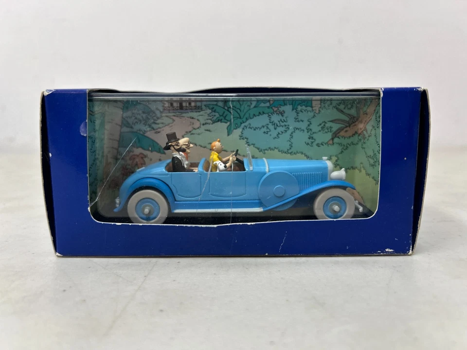 En Voiture Tintin La Lincoln Torpedo Des Cigares Du Pharaon *SEE CONDITION* — 第 2/4 张图片