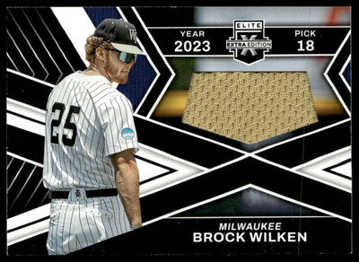 2023 Panini Elite Extra Edition #FR-BWL Brock Wilken First Round Materials