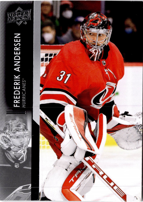 5 CARD LOT - 2021-22 Upper Deck Extended Series - Frederik Andersen #533