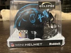 Luke Kuechly Autographed Panthers Eclipse Speed Mini Helmet - Beckett 🔥🏈🔥
