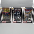 Funko POP! Lot of 3 Marvel Comic Cover: Venom #10 Avengers #3 Black Panther #18