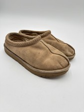 UGG Tasman Women  s Size 8 Chestnut Suede Slip On Slippers Braided Trim