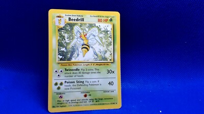 Beedrill 17/102 Pokemon Card - Original Base Set WOTC Rare 1999 used 1999-2000 