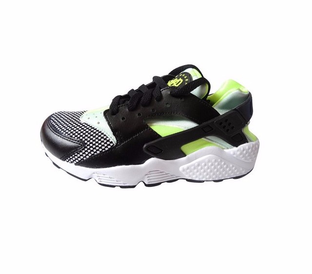 womens black huarache trainers