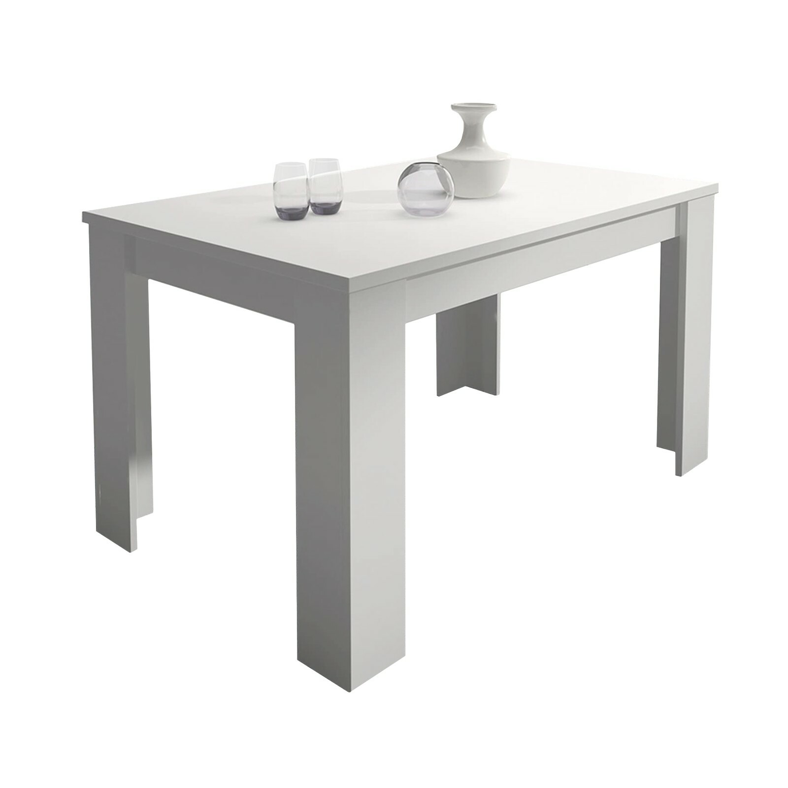 Mesa de comedor extensible, mesa grande para el salon, mesa cocina, Corfu