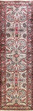 Antique Persian Lilihan Sarouk Runner Rug 9'8" x 3'4" Hand-Knotted Wool Floral — listing 2