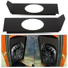 2x Behind Seat Cab Corner 6"×9" Speaker Brackets For Chevy C10 Black 1967 - 1972