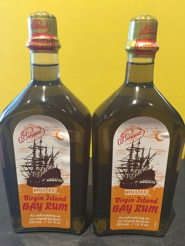 Pinaud Clubman VIRGIN ISLAND BAY RUM MEN'S AFTERSHAVE COLOGNE 2pcs on Sale - 第 1/1 張圖片