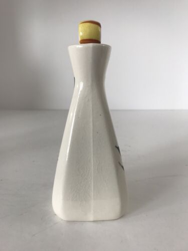 Vinagre de cerámica moderno vintage de mediados de siglo cocina con tapón - Imagen 3 de 12