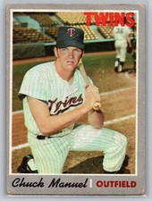 1970 Topps #194 Chuck Manuel TWINS