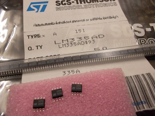 5 pieces LM335AD PRECISION TEMPERATURE SENSORS -40°C +100°C SO-8 NEW ~ - Picture 5 of 5