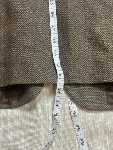 Brooks Brothers Men's Herringbone Tweed Sport Coat Size 42camel Hair Jacket - Picture 8 of 16