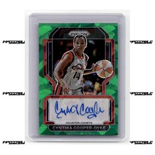 2022 Panini Prizm WNBA - Green Ice Prizm #SG-CCD Cynthia Cooper-Dyke Auto SSP