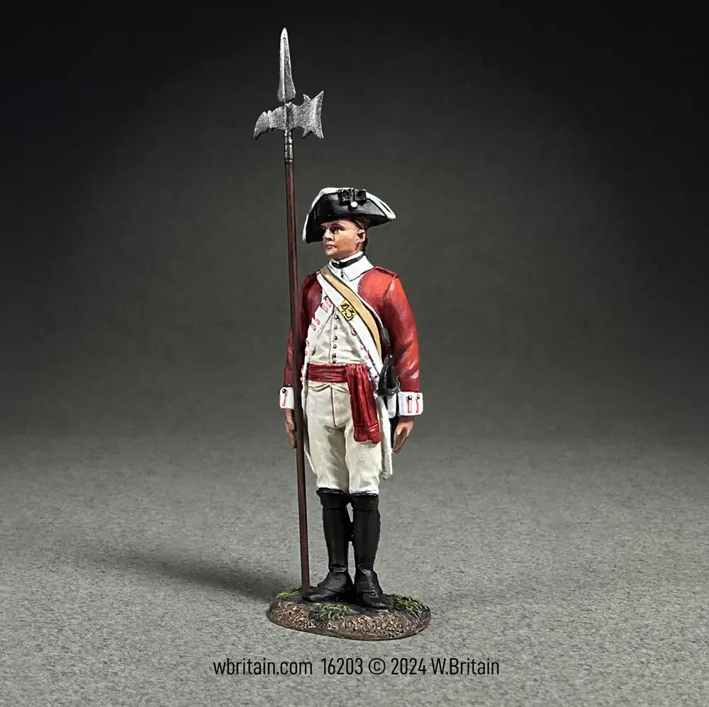 BRITAINS SOLDIERS 16203 - British 43rd Regiment of Foot, Sergeant with Halberd