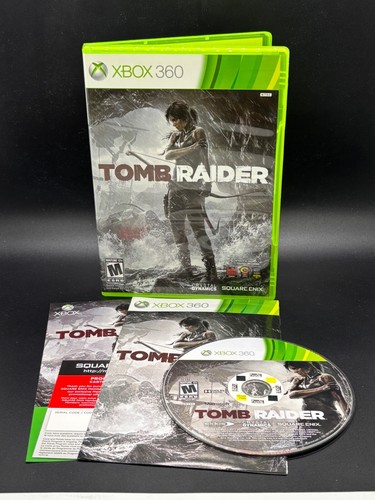 Tomb Raider Microsoft Xbox 360 COMPLETE TESTED FREE SHIPPING