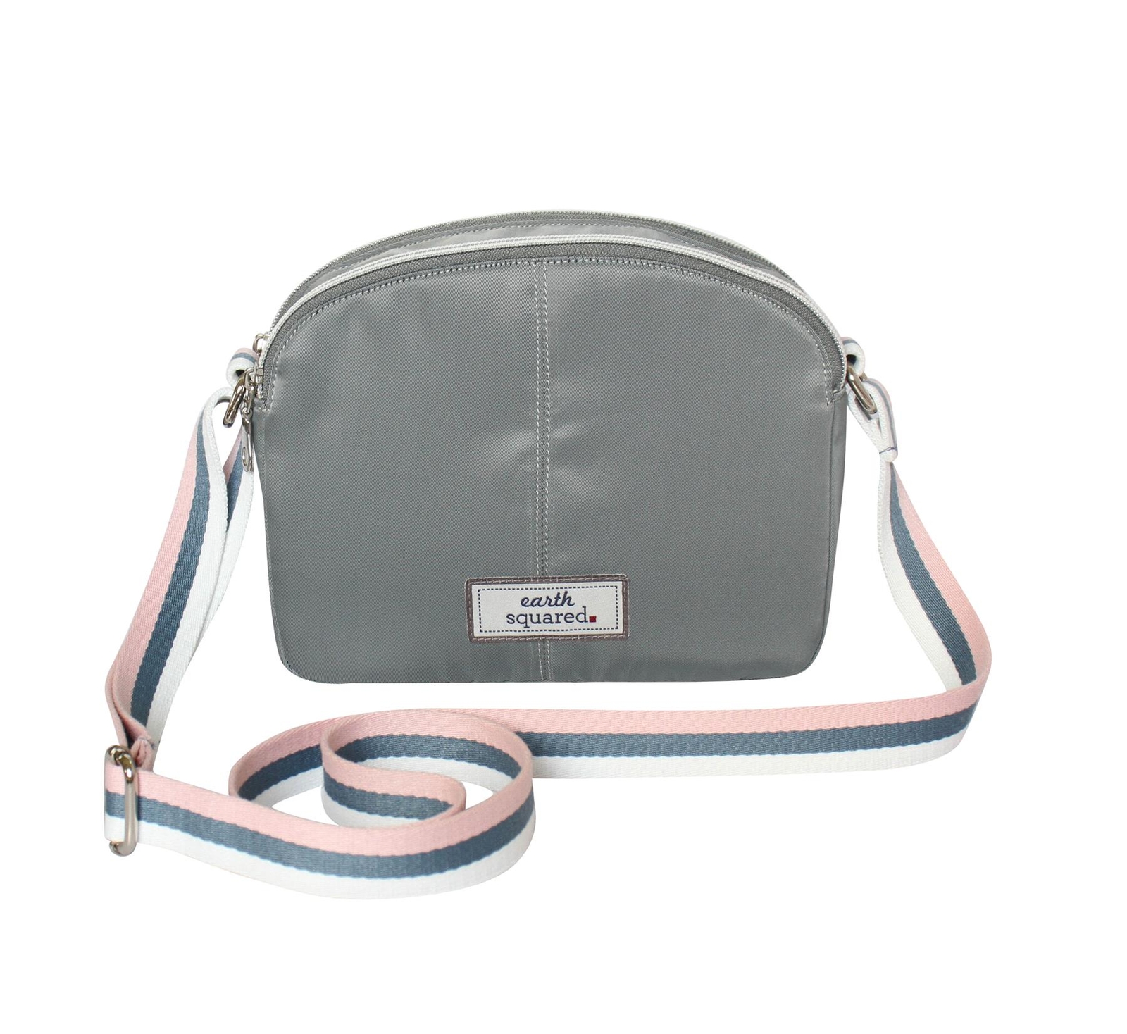 Earth Squared - Voyage Half Moon Messenger Bag - Grey - 21x16x5cms